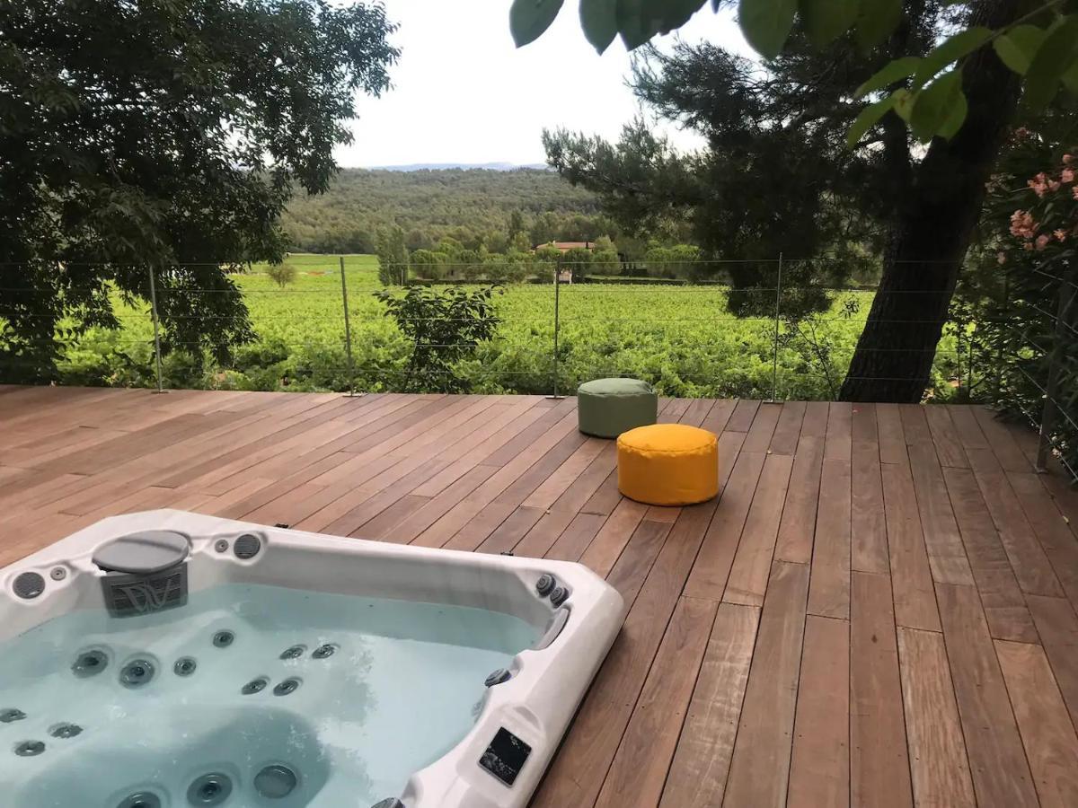 La Bastide - Le Grenache - Le Syrah Au Domaine Chateau Henri Bonnaud ル・トロネ エクステリア 写真