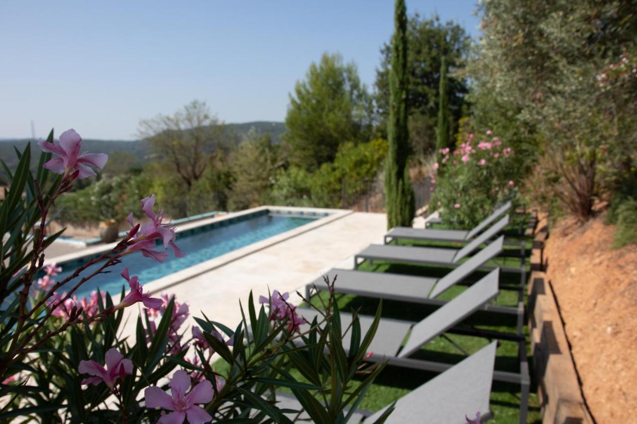 La Bastide - Le Grenache - Le Syrah Au Domaine Chateau Henri Bonnaud ル・トロネ エクステリア 写真